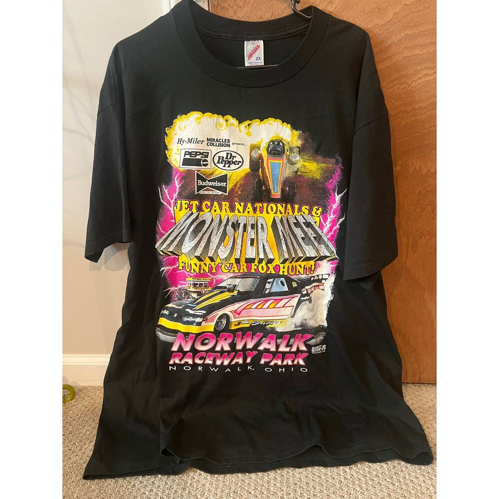 Vintage 1995 Norwalk Raceway Park T-Shirt